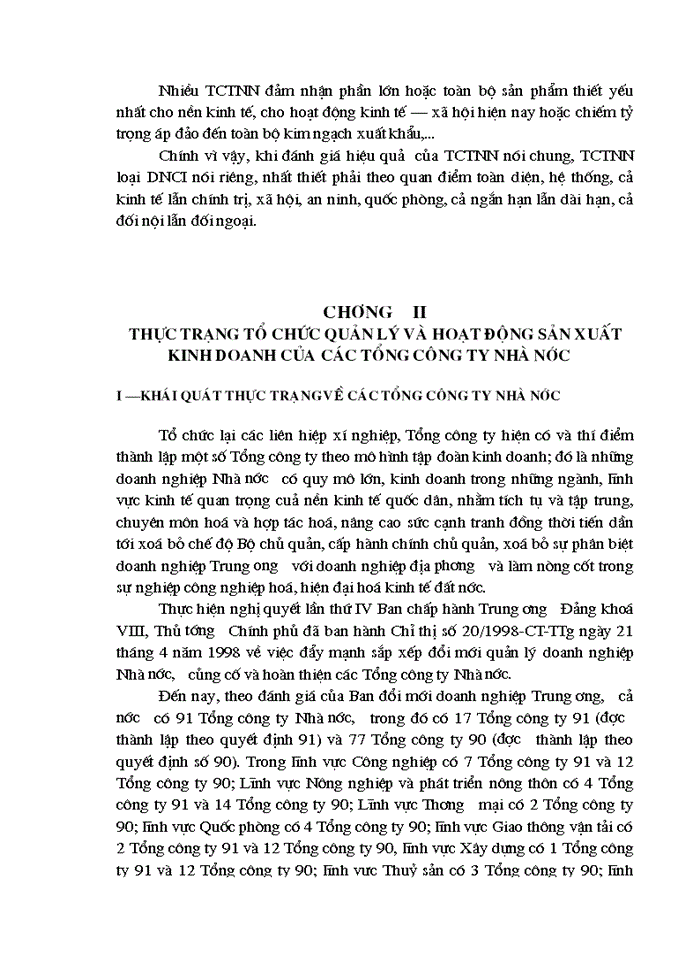image for page Vai trò của Tổng Công ty nhà nước và Một số Giải pháp nâng cao hiệu quả hoạt động của các Tổng Công ty Nhà nước