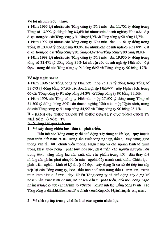 image for page Vai trò của Tổng Công ty nhà nước và Một số Giải pháp nâng cao hiệu quả hoạt động của các Tổng Công ty Nhà nước