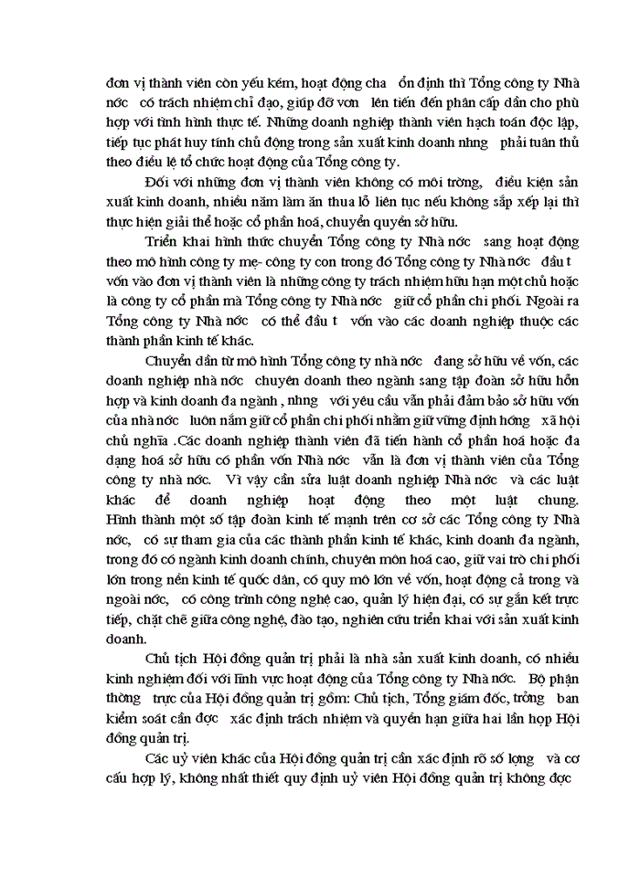 image for page Vai trò của Tổng Công ty nhà nước và Một số Giải pháp nâng cao hiệu quả hoạt động của các Tổng Công ty Nhà nước