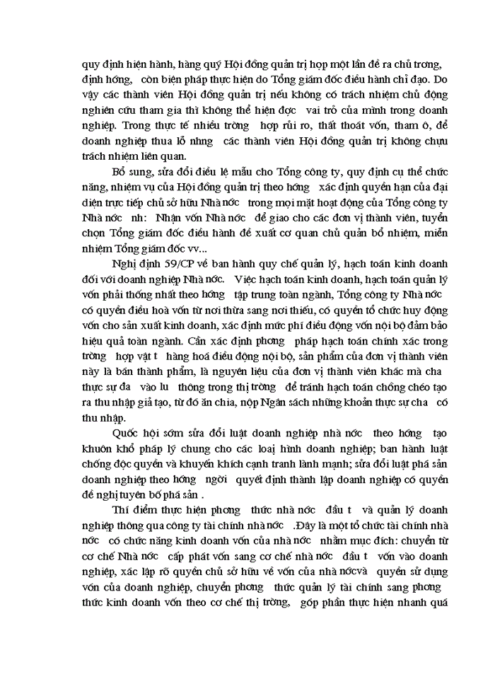 image for page Vai trò của Tổng Công ty nhà nước và Một số Giải pháp nâng cao hiệu quả hoạt động của các Tổng Công ty Nhà nước