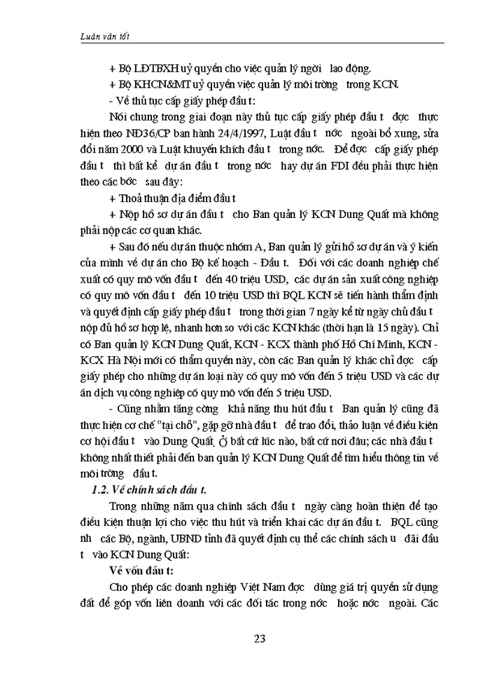 image for page Thực trạng và triển vọng thu hút đầu tư vào KCông nghiệp Dung Quất