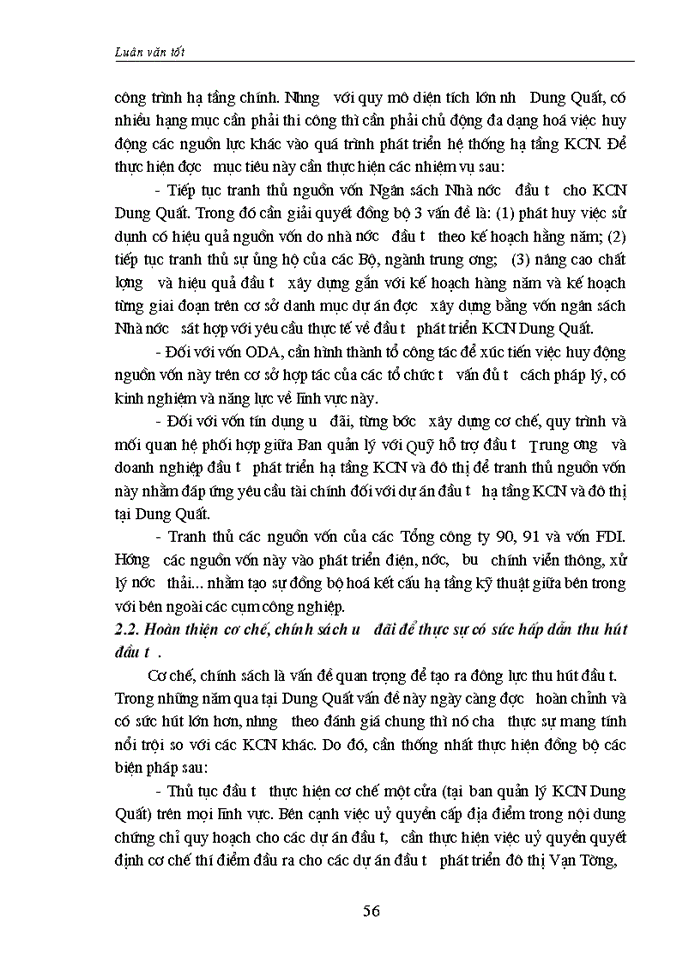 image for page Thực trạng và triển vọng thu hút đầu tư vào KCông nghiệp Dung Quất