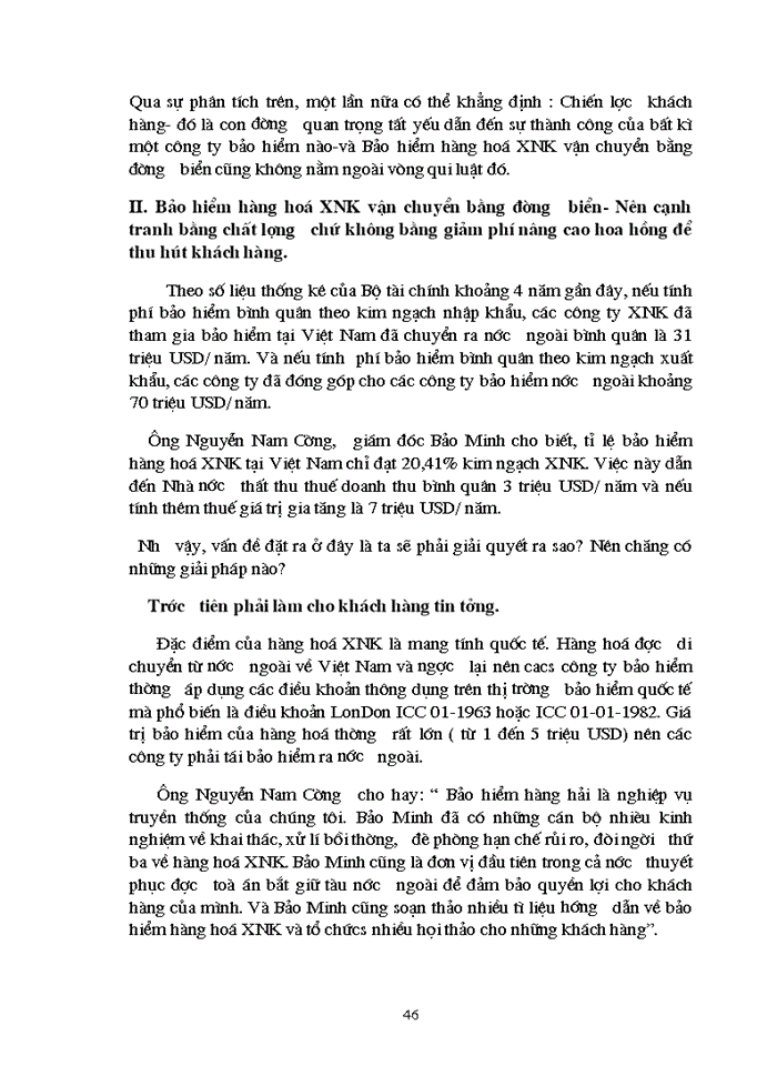 image for page Bảo hiểm hàng hoá Xuất nhập khẩu vận chuyển bằng đường biển ở Việt Nam