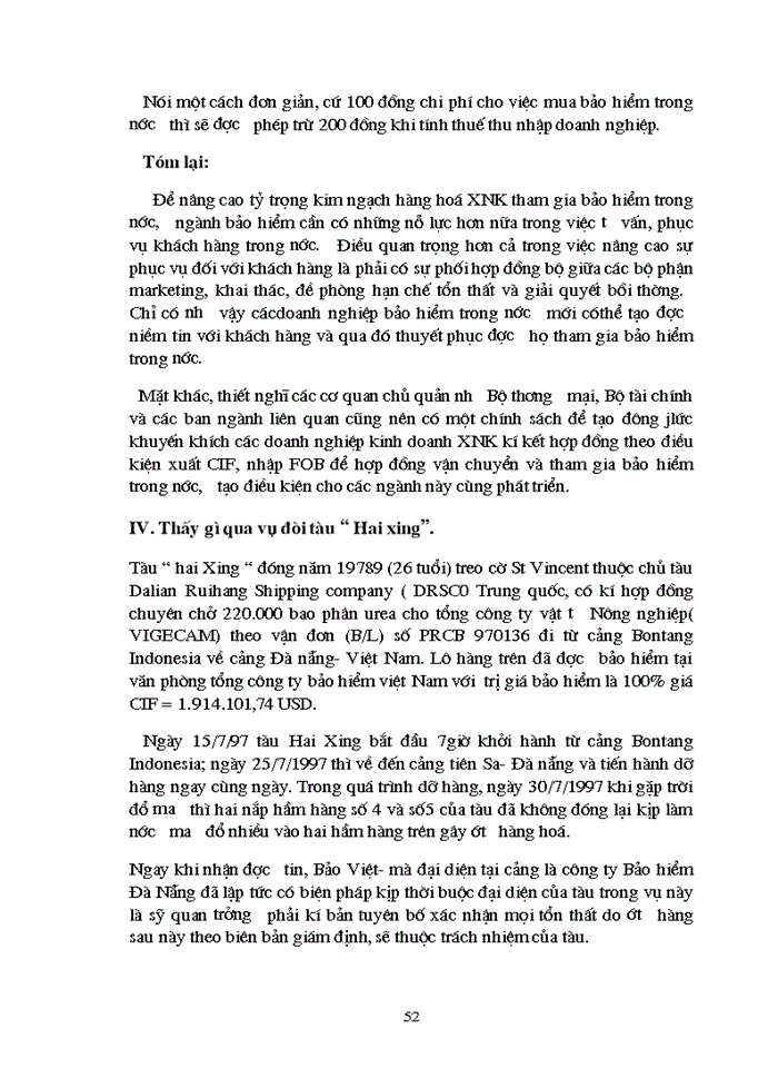 image for page Bảo hiểm hàng hoá Xuất nhập khẩu vận chuyển bằng đường biển ở Việt Nam
