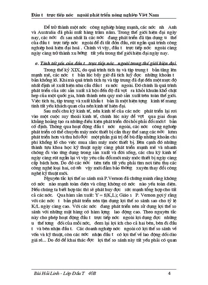 image for page Đầu tư trực tiếp nước ngoài phát triển nghành nông nghiệp Việt Nam thực trạng và giải pháp