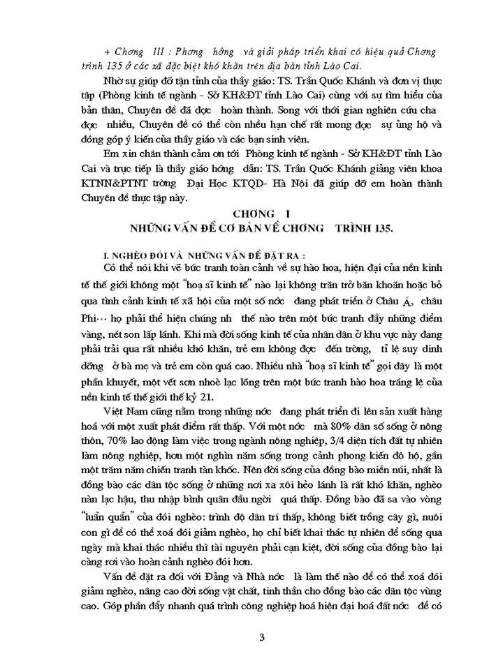 image for page Thực trạng và Giải pháp triển khai có hiệu quả Chương trình 135 trên địa bàn tỉnh Lào Cai