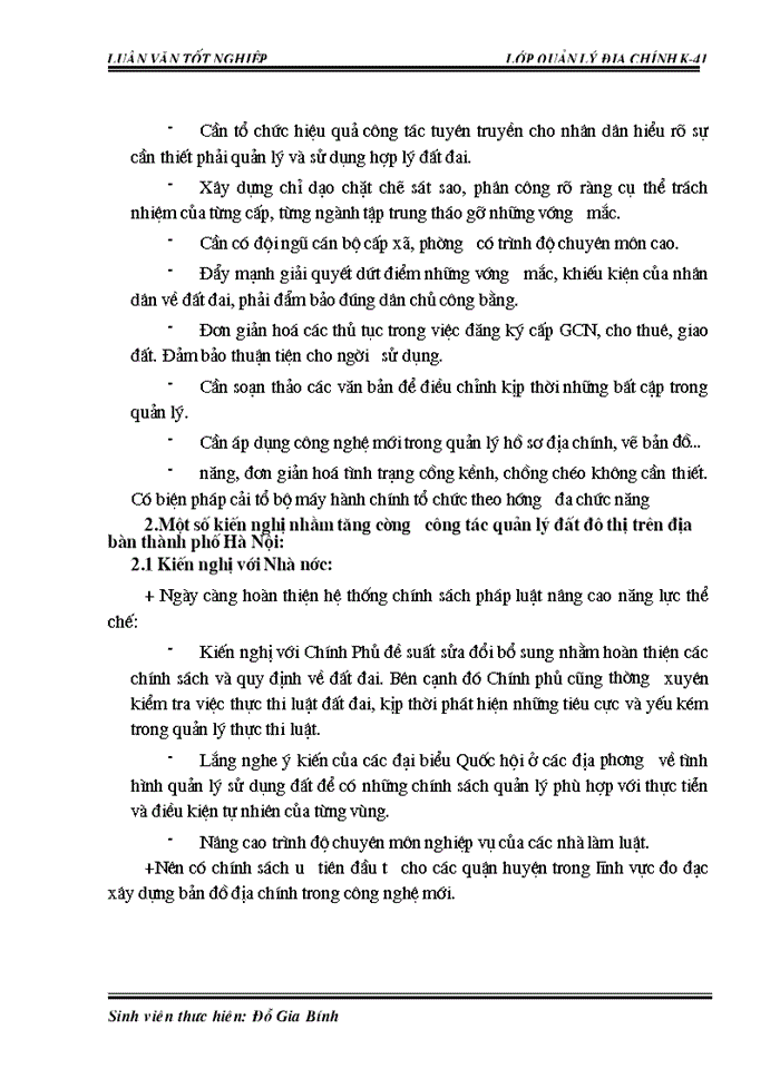 image for page Thực trạng và Giải pháp tăng cường công tác quản Lý nhà nước về đất đô thị trên địa bàn thành phố Hà Nội