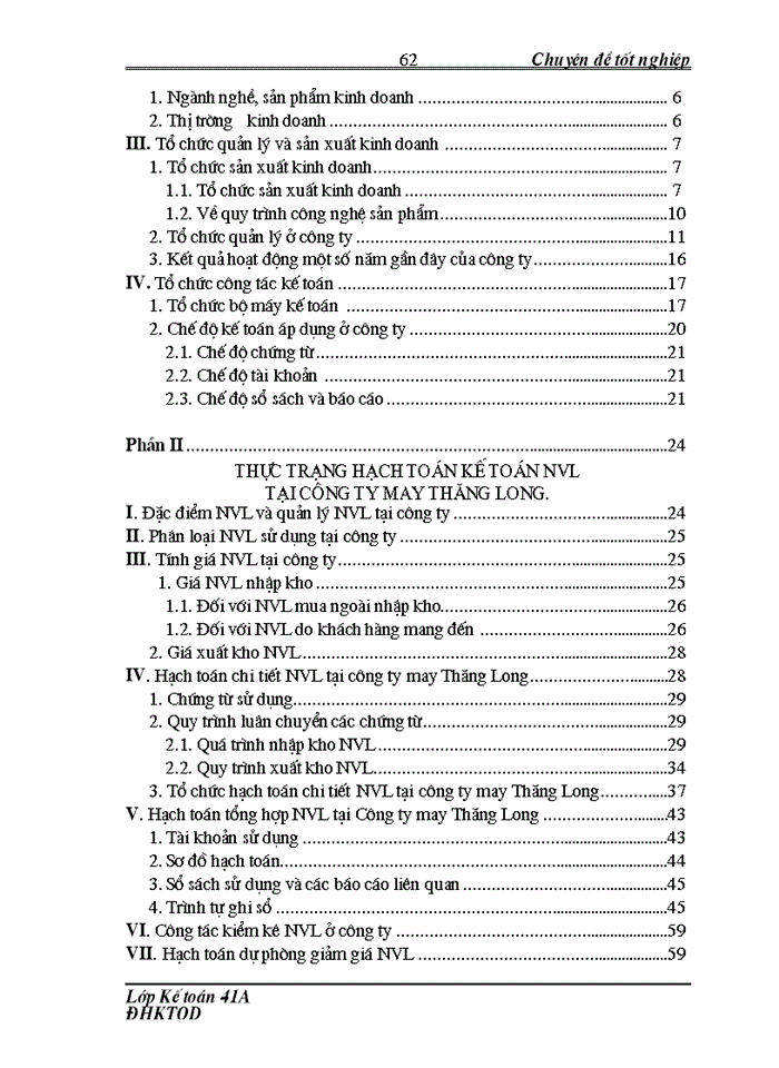 image for page Hoàn thiện công tác Kế toán Nguyên vật liệu ở Công ty may Thăng Long