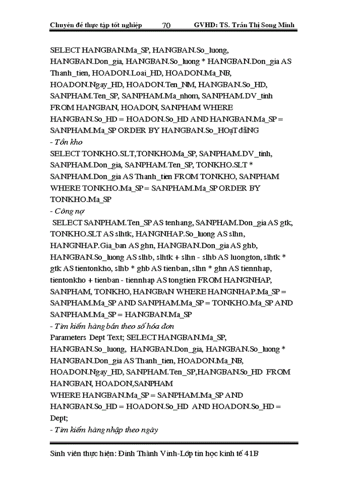 image for page Xây dựng chương trình quản lý bán hàng tại cửa hàng sách 292Tây Sơn- Hà Nội