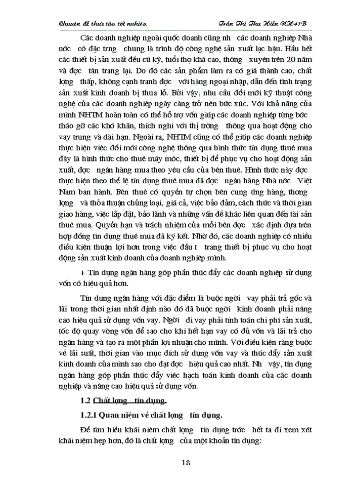 image for page Mở rộng và nâng cao chất lượng tín dụng đối với Doanh nghiệp ngoài quốc doanh nghiên cứu tại chi nhánh Ngân hàng Công thương Hoàn Kiếm