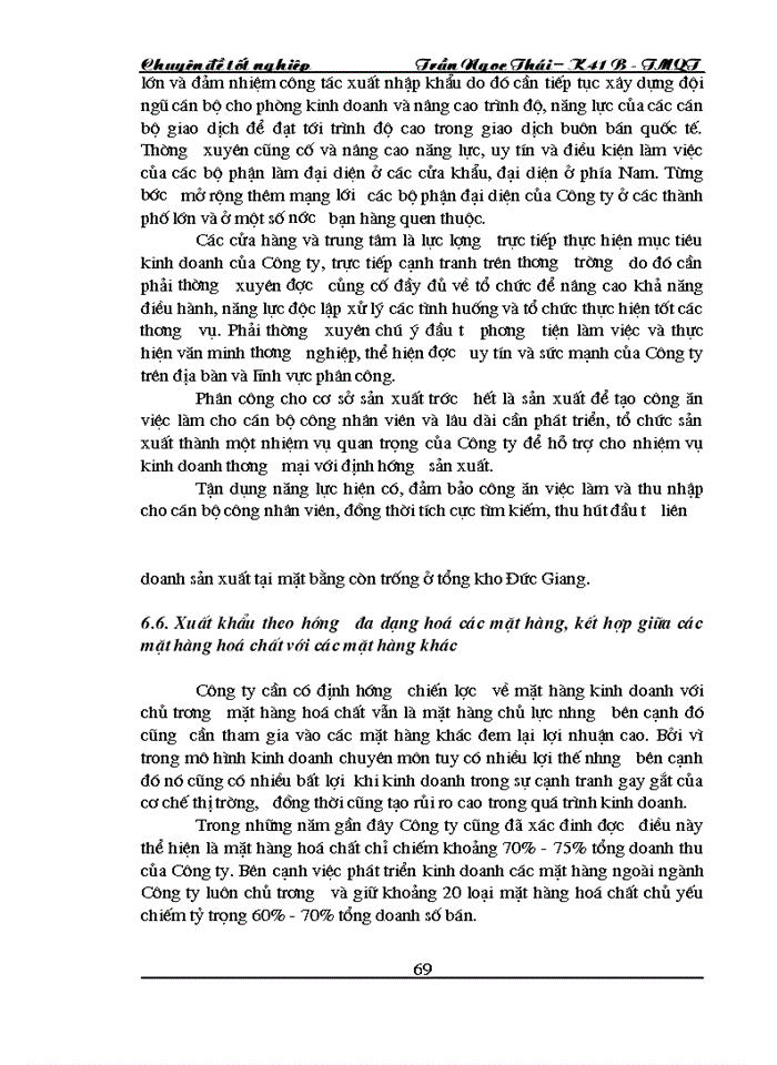 image for page Thực trạng và Giải pháp đẩy mạnh Kinh doanh Xuất khẩu tại Công ty hoá chất Bộ Thương mại