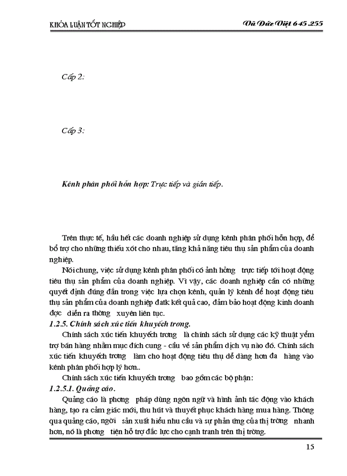 image for page Một số Giải pháp nhằm tăng cường hoạt động Tiêu thụ Sản phẩm tại Công ty nhựa cao cấp Hàng không