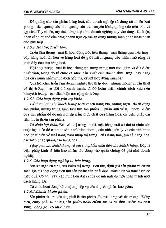 image for page Một số Giải pháp nhằm tăng cường hoạt động Tiêu thụ Sản phẩm tại Công ty nhựa cao cấp Hàng không