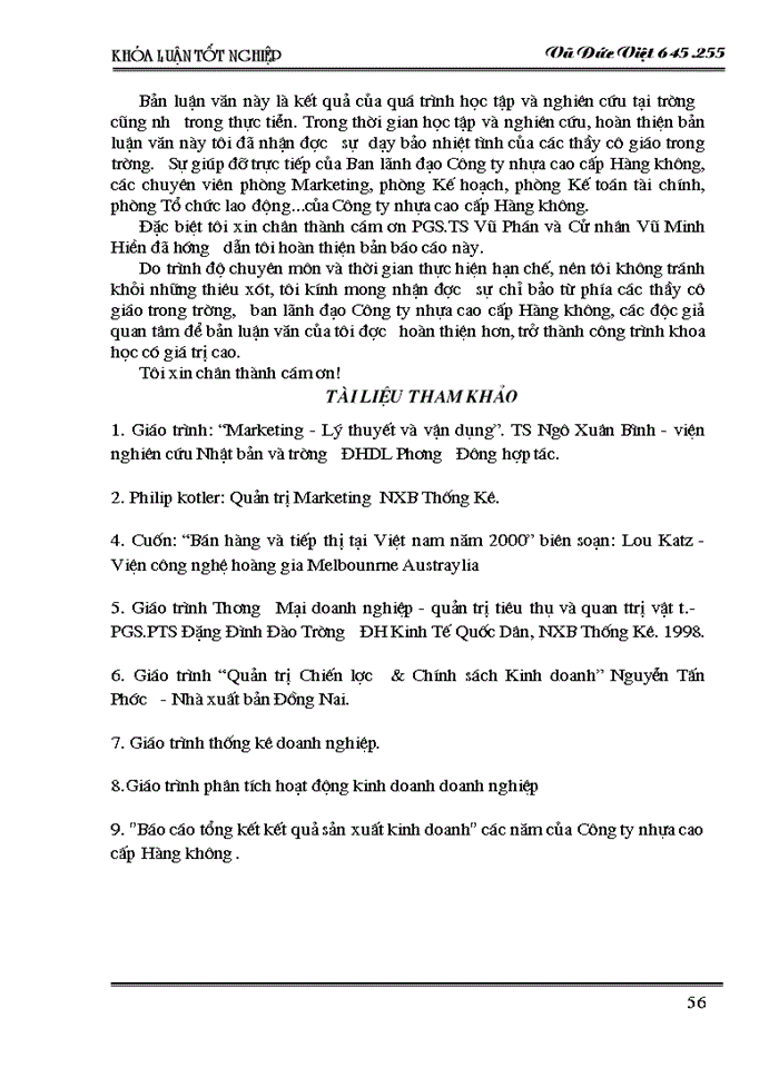 image for page Một số Giải pháp nhằm tăng cường hoạt động Tiêu thụ Sản phẩm tại Công ty nhựa cao cấp Hàng không