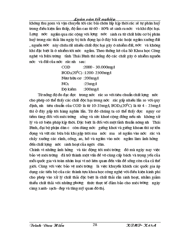 image for page Bước đầu nghiên cứu mô hình thu gom vận chuyển và quản lý chất thải rắn sinh hoạt của Công ty Thị Chính thị xã Thái Bình