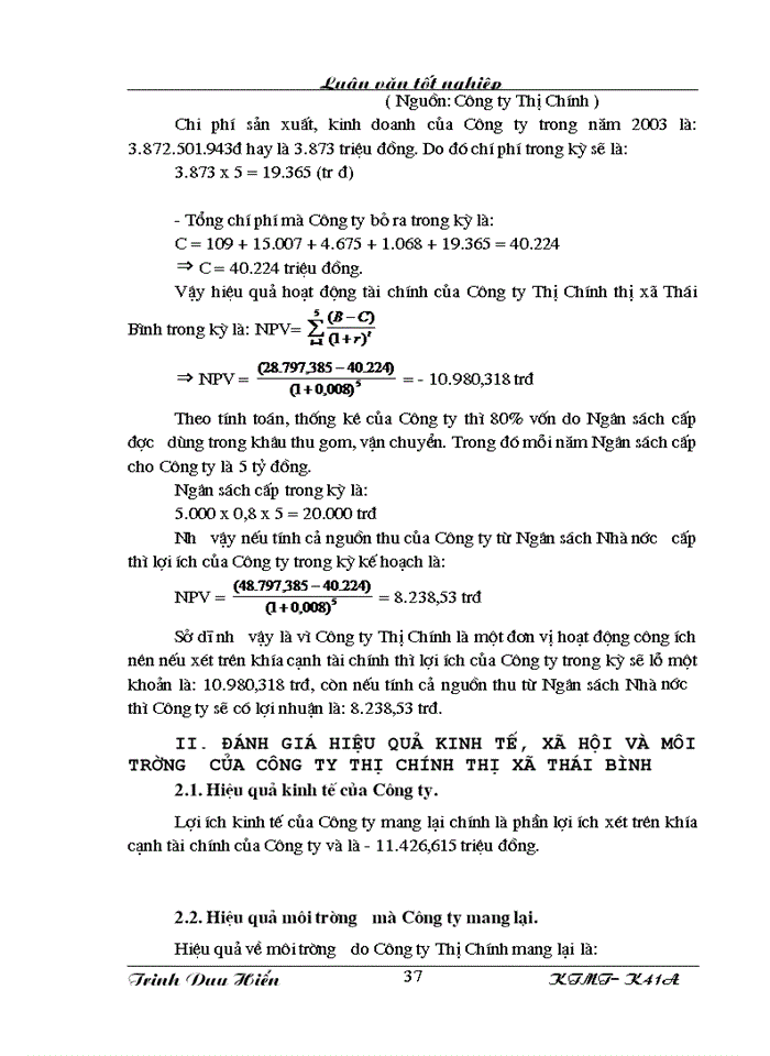 image for page Bước đầu nghiên cứu mô hình thu gom vận chuyển và quản lý chất thải rắn sinh hoạt của Công ty Thị Chính thị xã Thái Bình