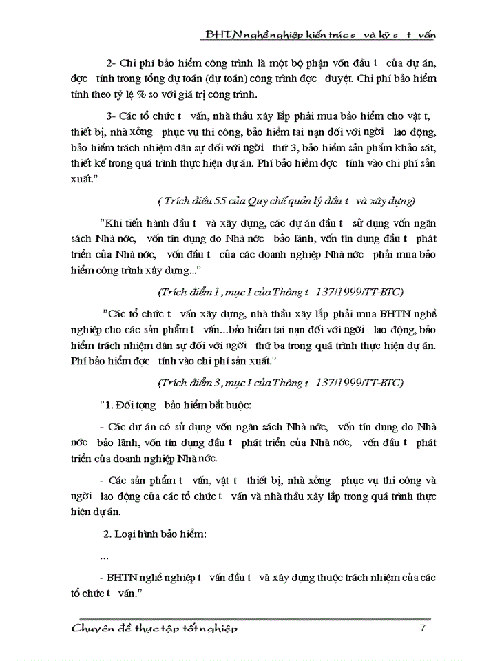 image for page Bảo hiểm trách nhiệm nghề nghiệp cho kiến trúc sư và kỹ sư tư vấn tại Công ty Bảo hiểm Hà Nội - Thực trạng và Giải pháp