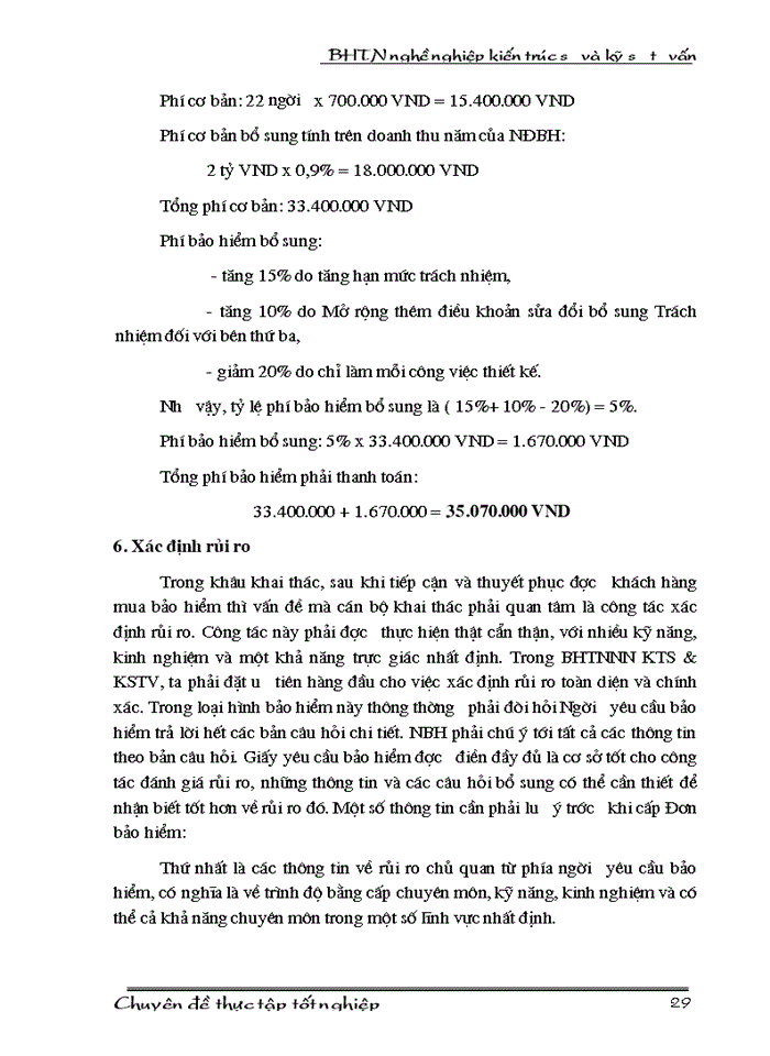 image for page Bảo hiểm trách nhiệm nghề nghiệp cho kiến trúc sư và kỹ sư tư vấn tại Công ty Bảo hiểm Hà Nội - Thực trạng và Giải pháp