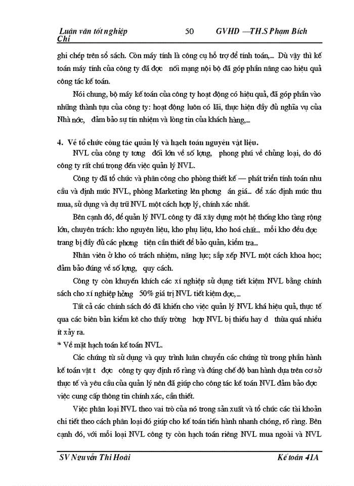 image for page Hoàn thiện công tác Kế toán Nguyên vật liệu tại Công ty may Thăng Long