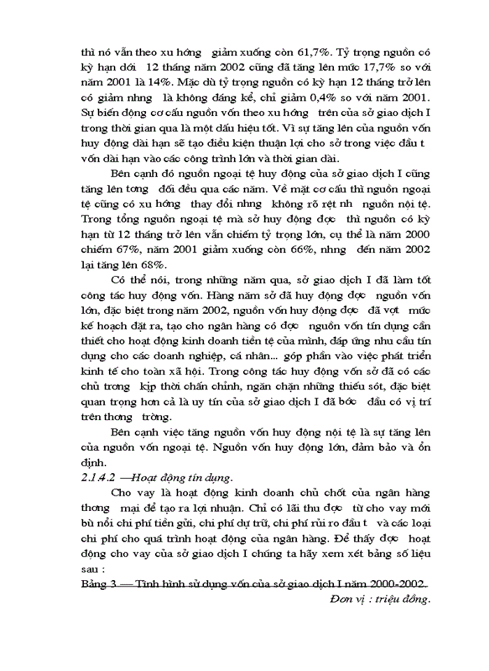image for page Một số Giải pháp nâng cao hiệu quả tín dụng đối với kinh tế ngoài quốc doanh ở sở giao dịch I Ngân hàng Nông nghiệp và Phát triển Nông thôn Việt Nam