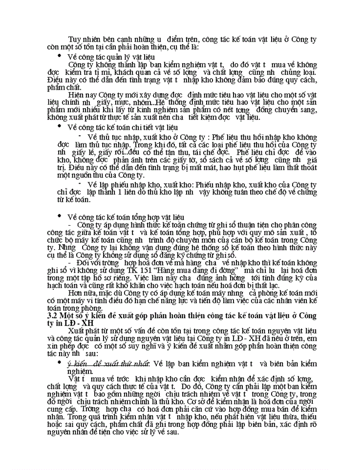 image for page Tổ chức công tác Kế toán Nguyên vật liệu tại Công ty in Lao động Xã hội