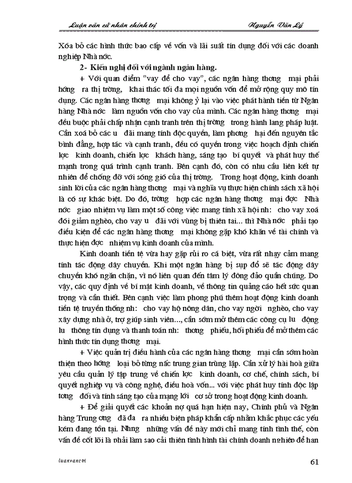image for page Chất lượng tín dụng của các Ngân hàng Thương mại trên địa bàn tỉnh Hà Giang - Thực trạng và Giải pháp