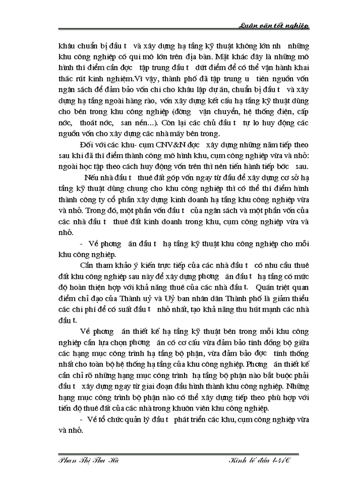 image for page Thực trạng đầu tư phát triển các khu - cụm Công nghiệp vừa và nhỏ trên địa bàn thành phố Hà Nội
