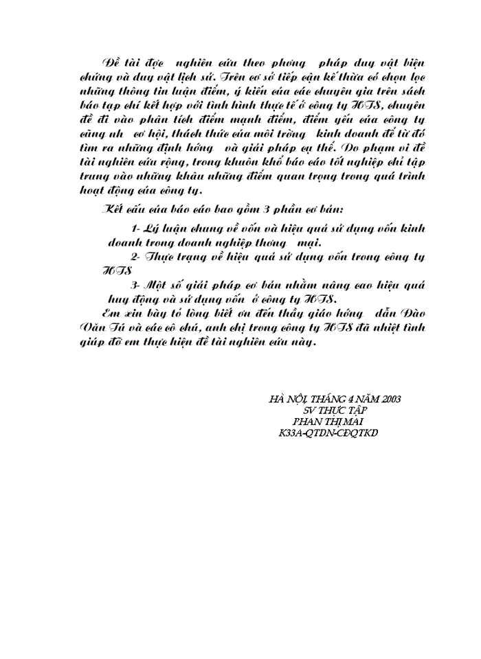 image for page Một số Giải pháp nâng cao hiệu quả huy động và sử dụng vốn ở Công ty Trách nhiệm Hữu hạn Thương mại và dịch vụ khoa học kỹ thuật Hà Nội