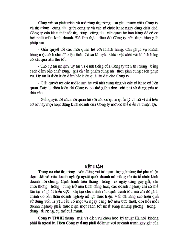image for page Một số Giải pháp nâng cao hiệu quả huy động và sử dụng vốn ở Công ty Trách nhiệm Hữu hạn Thương mại và dịch vụ khoa học kỹ thuật Hà Nội