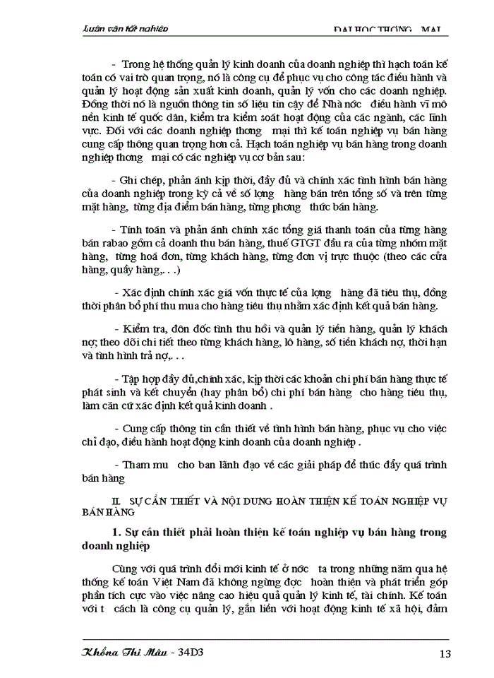 image for page Hoàn thiện Kế toán nghiệp vụ bán hàng tại Công ty Vật tư và thiết bị toàn bộ