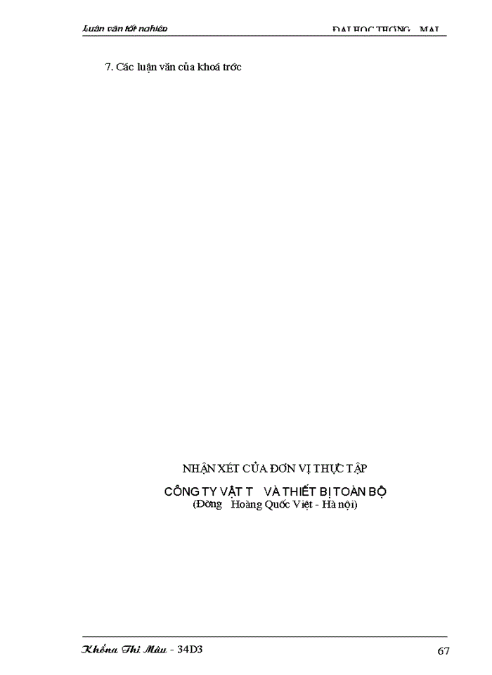 image for page Hoàn thiện Kế toán nghiệp vụ bán hàng tại Công ty Vật tư và thiết bị toàn bộ