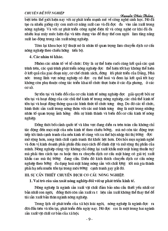image for page Phương hướng và Giải pháp chuyển dịch cơ cấu nông nghiệp tỉnh Hà Tây trong thời gian tới