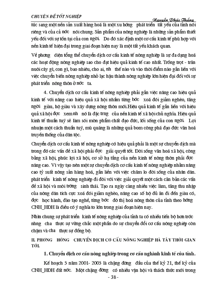 image for page Phương hướng và Giải pháp chuyển dịch cơ cấu nông nghiệp tỉnh Hà Tây trong thời gian tới