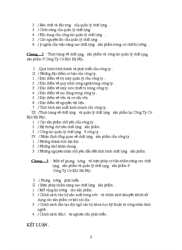 image for page Một số phương hướng và biện pháp cơ bản nhằm nâng cao chất lượng sản phẩm tại Công ty Cơ Khí Hà Nội hameco