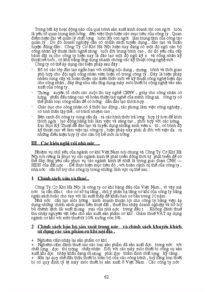 image for page Một số phương hướng và biện pháp cơ bản nhằm nâng cao chất lượng sản phẩm tại Công ty Cơ Khí Hà Nội hameco