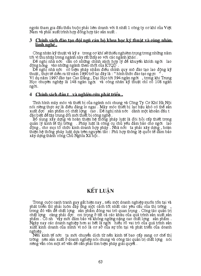 image for page Một số phương hướng và biện pháp cơ bản nhằm nâng cao chất lượng sản phẩm tại Công ty Cơ Khí Hà Nội hameco