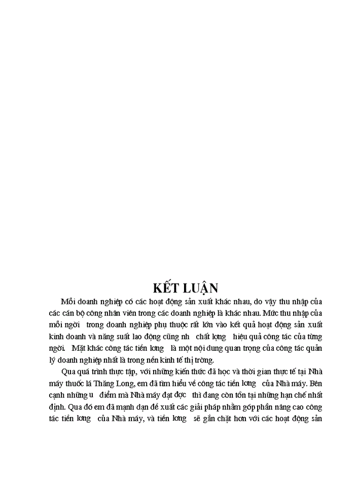 image for page Một số Giải pháp nhằm hoàn thiện công tác tiền lương của Nhà máy thuốc lá Thăng Long