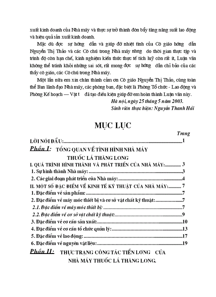 image for page Một số Giải pháp nhằm hoàn thiện công tác tiền lương của Nhà máy thuốc lá Thăng Long