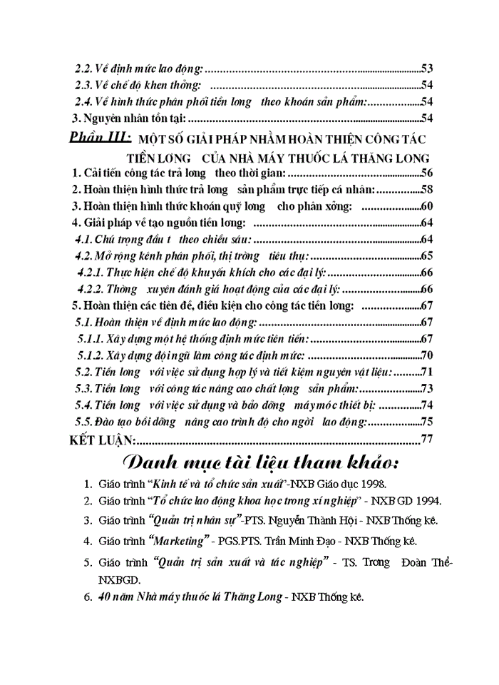 image for page Một số Giải pháp nhằm hoàn thiện công tác tiền lương của Nhà máy thuốc lá Thăng Long