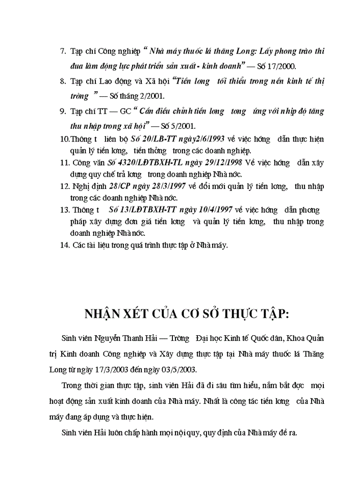 image for page Một số Giải pháp nhằm hoàn thiện công tác tiền lương của Nhà máy thuốc lá Thăng Long