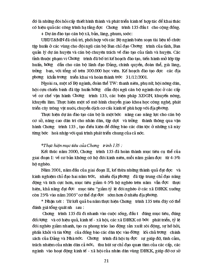 image for page Thực trạng và Giải pháp triển khai có hiệu quả Chương trình 135 trên địa bàn tỉnh Lào Cai