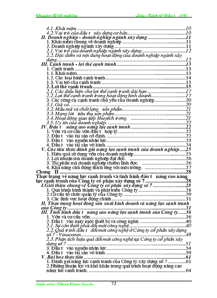 image for page Đầu tư nhằm nâng cao năng lực cạnh tranh của Công ty cổ phần Xây dựng số 7