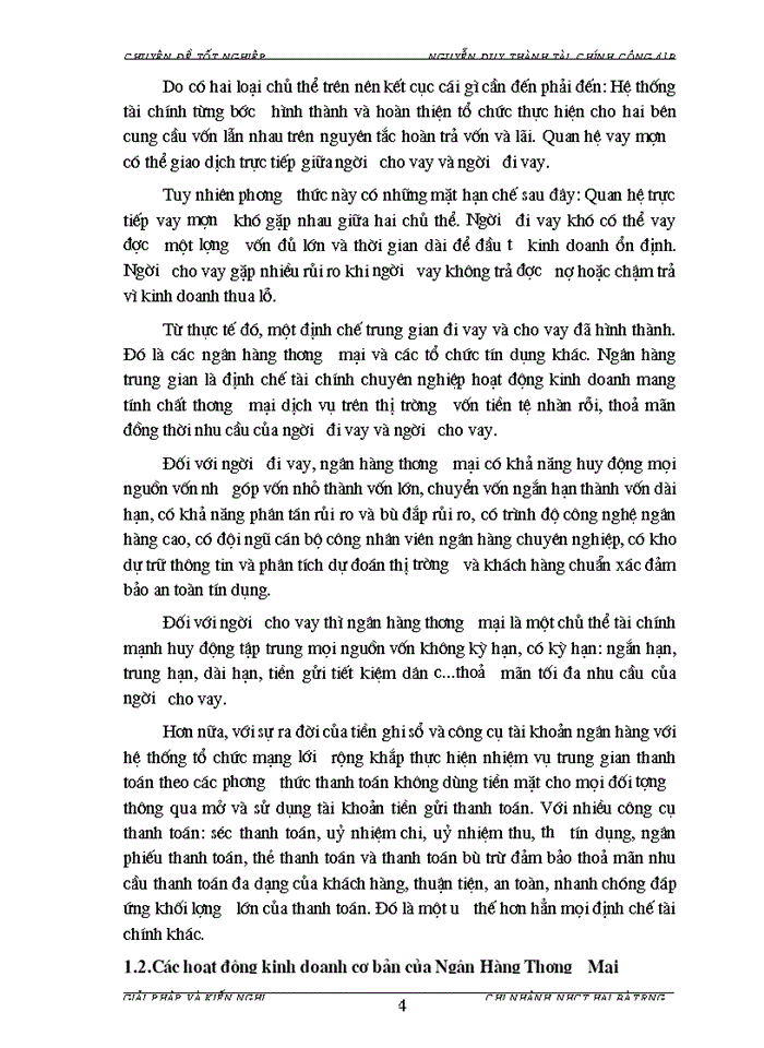 image for page Giải pháp tăng cường và nâng cao hiệu quả công tác huy động tiền gửi dân cư tại Chi nhánh Ngân hàng Công thương Hai Bà Trưng