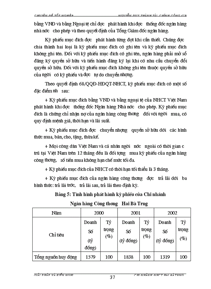image for page Giải pháp tăng cường và nâng cao hiệu quả công tác huy động tiền gửi dân cư tại Chi nhánh Ngân hàng Công thương Hai Bà Trưng