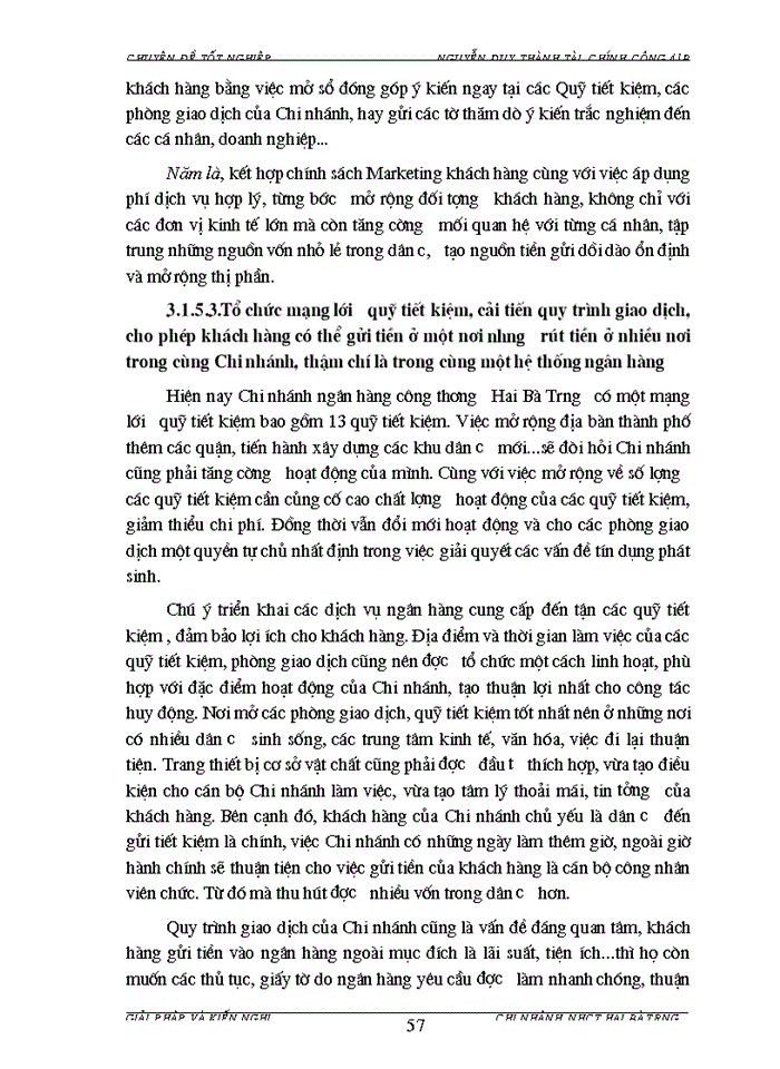 image for page Giải pháp tăng cường và nâng cao hiệu quả công tác huy động tiền gửi dân cư tại Chi nhánh Ngân hàng Công thương Hai Bà Trưng