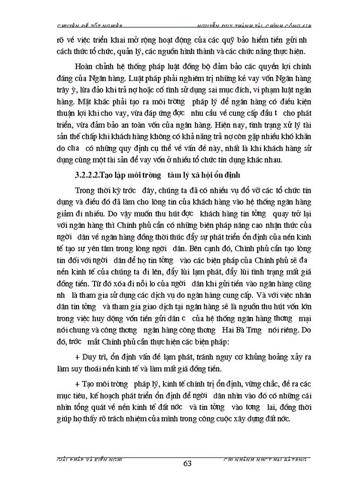 image for page Giải pháp tăng cường và nâng cao hiệu quả công tác huy động tiền gửi dân cư tại Chi nhánh Ngân hàng Công thương Hai Bà Trưng