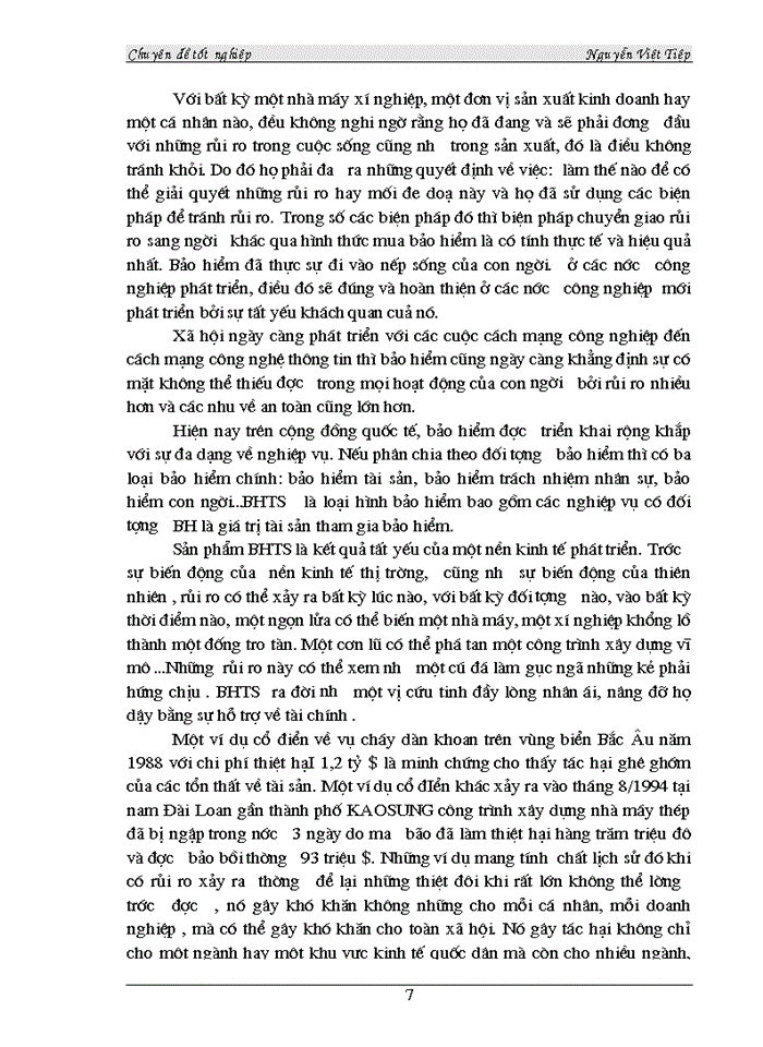 image for page Phân tích hiệu quả Kinh doanhloại hình Bảo hiểm tài sản tại Công ty Bảo Minh Thanh Hoá