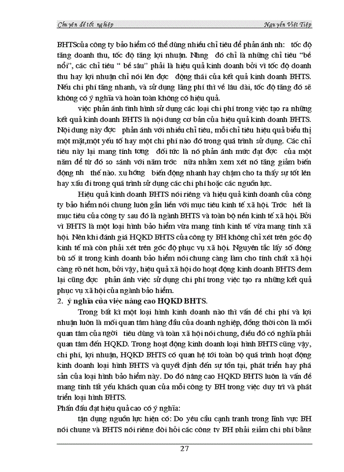 image for page Phân tích hiệu quả Kinh doanhloại hình Bảo hiểm tài sản tại Công ty Bảo Minh Thanh Hoá