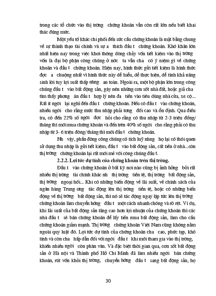 image for page Phát triển thị trường Chứng khoán Việt Nam từ góc độ kích cầu Chứng khoán