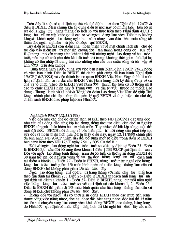 image for page Thực trạng và Giải pháp về chế độ Bảo hiểm Xã hội hưu trí tại Việt Nam